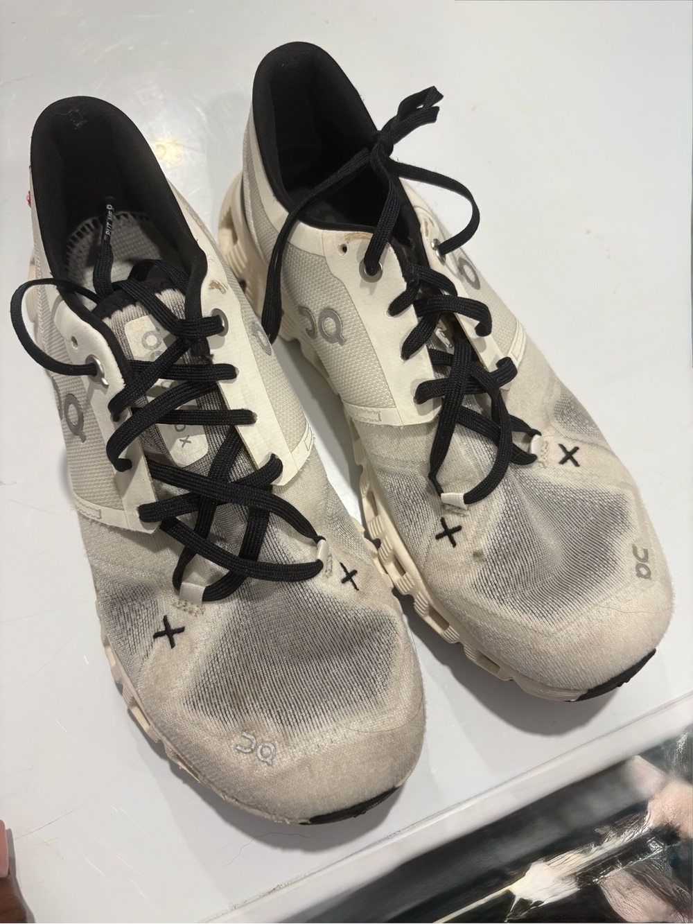 On Running Women's White and Black Cloudswift Sneakers
